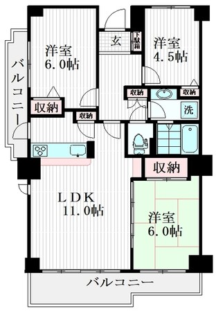 T′s garden西船橋の物件間取画像